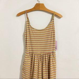 Women's Striped Sleeveless Knit Romper